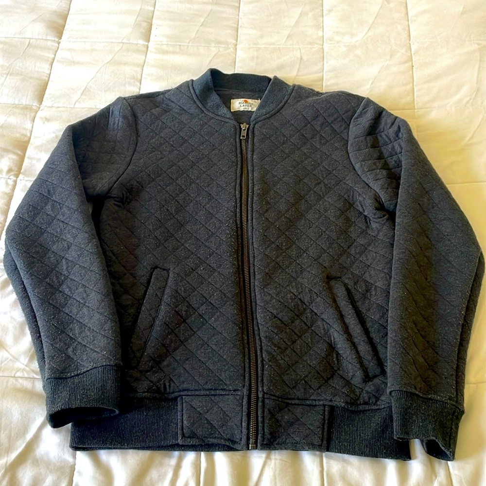 Marine Layer Corbet Quilted Bomber Jacket